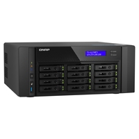 QNAP TS-h1290FX Enterprise All-Flash NAS |   12-Bay U.2 NVMe |   Sistem ZFS pahlawan QuTS |   Pemenang Red Dot Design Award Stock USB/ESATA