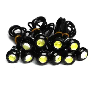 2022 Neueste COB LED 18mm Eagle Augen drl Signal Rück leuchte 23mm Eagle Eyes LED weiß gelb rot blau lila gelb gelb LED Glühbirne für Auto