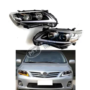 MAICTOP-faro delantero led para coche, accesorios para corolla 2011 2012 2013, luz de conversión