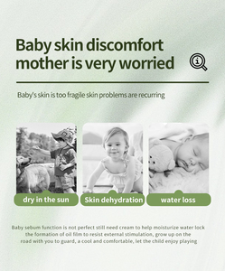 चेहरे की त्वचा की देखभाल के लिए कोई हानिकारक रसायन नहीं थोक प्राकृतिक ऑर्गेनिक बेबी बॉडी मॉइस्चराइजर व्हाइटनिंग बेबी क्रीम - Product Image 6