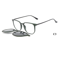 Montures optiques de haute qualité 2 en 1, polarisées TAC avec protection anti-lumière bleue, monture en métal Ultem, clip magnétique pour lunettes