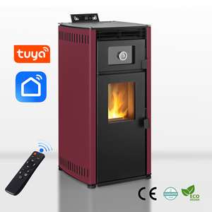 Thiết kế phổ biến hạt-đốt bếp lò sinh thái độc lập lò sưởi với wifi điều khiển từ xa - Product Image 2