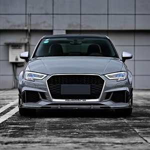 Pare-chocs de voiture en PP pour <span class=keywords><strong>AUDI</strong></span> <span class=keywords><strong>A3</strong></span> 2017-2019 Mise à niveau vers RS3 avec <span class=keywords><strong>calandre</strong></span> de pare-chocs avant - Product Image 1