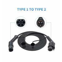 Câble de chargeur de voiture électrique AC EV 16A 32A IEC62196 T2-T2 pour véhicules électriques