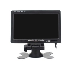 Monitor de coche con Control remoto Universal, minicable de 4 pines, <span class=keywords><strong>2</strong></span> canales, resolución de 1024x600, 12V, 24V, 7 pulgadas, TFT, AHD, Monitor LCD - Product Image 2