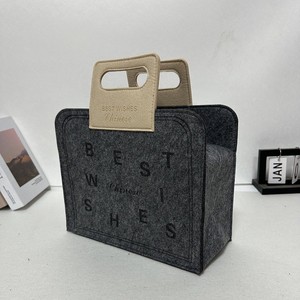 Sac fourre-tout en feutre multicolore, taille personnalisée, motif lettres, fermeture éclair, sac à main de <span class=keywords><strong>loisirs</strong></span>, de voyage et de shopping - Product Image 5