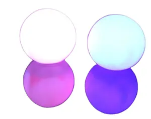 16 colori luce incandescente rgb LED moderno telecomando LED decorazione sfera LED lampada a sfera rotonda
