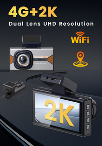กล้องติดรถยนต์ 3 เลนส์ 1080P WiFi พร้อม GPS G-sensor บันทึกแบบวนซ้ำ กล้องบันทึกภาพเหตุการณ์ในรถยนต์ - Product Image 4
