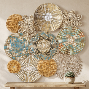 Décoration murale rustique pour mariage, filet de pêche, thème océanique méditerranéen, macramé en coton - Product Image 3