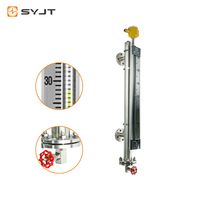 SY UHZ Professional Stainless Steel Magnetic Float Flap Submersible Pressure Level Gauge HART 4-20mA DC24V Level Measurement