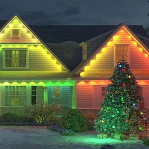 Lumières extérieures permanentes de Noël décoratives Point extérieur pour lumières de point d'avant-toit de <span class=keywords><strong>maison</strong></span> - Product Image 3