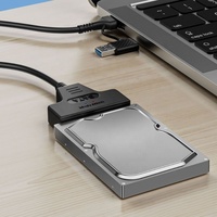 Câble d'extension de convertisseur d'adaptateur de disque dur Sata 3 de 2.0 pouces USB 2.5 à 22Pin Câble adaptateur SATA vers USB pour disque dur SSD HDD