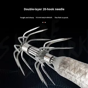 5.7g Horizontal Crevette Calmar Crochet Leurre Appât Veilleuse En Plastique <span class=keywords><strong>Carpe</strong></span> <span class=keywords><strong>Pêche</strong></span> Ventre <span class=keywords><strong>Coup</strong></span> Tube Artificiel Dur Appât - Product Image 4