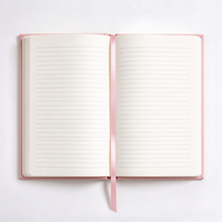 Carnet de lecture gothique rose personnalisé avec motif de roses pour les amateurs de livres