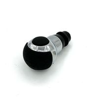 BZGK25PE Noir avec chrome, levier de vitesses de voiture, pommeau de levier de vitesse 5 vitesses pour Peugeot 208 2019-2021 pour Citroën DS3 C4 DS4 2009-2015