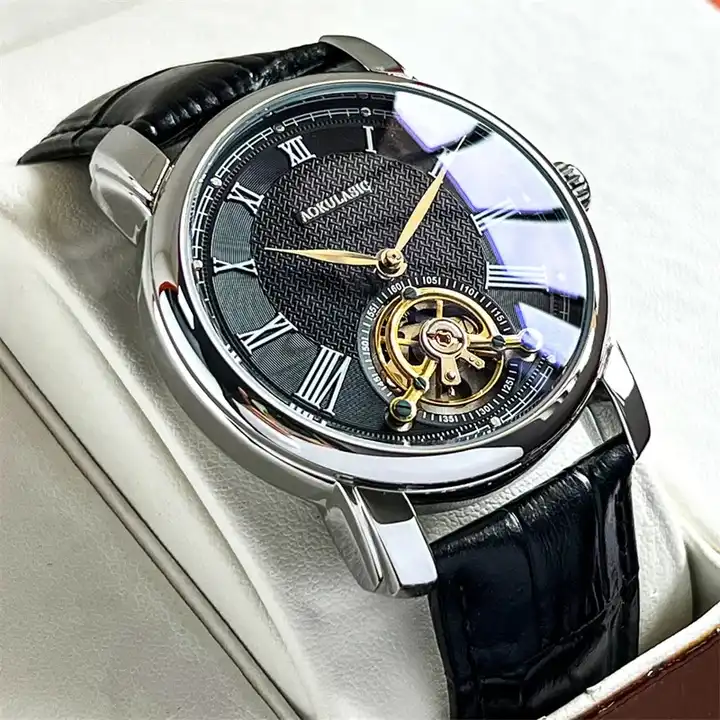 Mens Watches Fashion Luxury Business Automatic Mechanical Men Military Steel Waterproof Clock main image 1