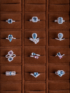 Bán Buôn Giá Tùy Chỉnh Đồ Trang Sức 14K 18K Vàng Phòng Thí Nghiệm Đá Quý Nhẫn <span class=keywords><strong>Ruby</strong></span> Sapphire Emerald Paraiba Thiết Kế Thời Trang Wedding Ban Nhạc Quà Tặng - Product Image 4