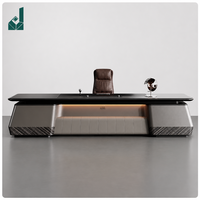 Ensemble de chaise de bureau pour patron, directeur, président, en MDF, durable, facile à assembler, mobilier de bureau moderne