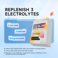Mélange d'eau électrolytique instantanée à étiquette privée personnalisée, poudre d'hydratation, sachets énergétiques pour la nutrition sportive, poudre de boisson d'hydratation
