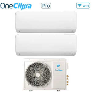 Aire Acondicionado Split Inverter OneClima Serie PRO 9+12 con MLT18x2/Y24 R-32 Wi-Fi Opcional 9000+12000 - Product Image 4