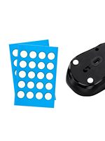 Patins de souris en PTFE pour tapis de souris en verre, surface plate et lisse, friction de démarrage nulle, retrait sans résidus, contrôle de la souris amélioré.