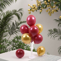 Kit de ballons ours en peluche pour bébé garçon - Bleu et marron, guirlande d'arche pour fête d'anniversaire