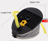 Chine Fabricant 10L Pompe à pied Pompe à air pour piscine gonflable Tube Air Matelas lit Flotteur Ballon de plage Flotteurs d'eau