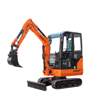 Mini-excavatrice CDM6020 de haute qualité, 2 tonnes, compacte, sur chenilles, avec moteur de 13,4 kW pour les projets de construction