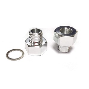 Hydraulic <b>Adapter</b> M12x1.5 to 18NPT Stainless Steel Conversion Connector For Car LS Engines - Product Image 1