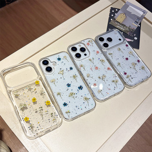 Funda Transparente de TPU a Prueba de Golpes <span class=keywords><strong>para</strong></span> <span class=keywords><strong>iPhone</strong></span> 17 Pro Max, con Flores, Brillo Epoxi, Estilo Simple Coreano, <span class=keywords><strong>para</strong></span> <span class=keywords><strong>iPhone</strong></span> 16, 15, 14 - Product Image 3