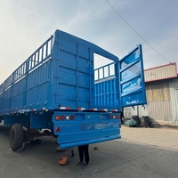 Semi-remorque en acier neuve Enxin Export Shandong 13m 3 essieux pneus 12R22.5 charge utile >30000kg pour le transport de marchandises