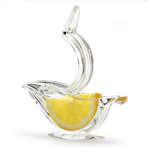 Presse-agrumes manuel portable en plastique en forme d'oiseau pour oranges et citrons, petit extracteur de jus de fruits - Product Image 1