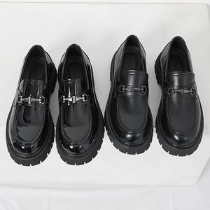 <span class=keywords><strong>Zapatos</strong></span> <span class=keywords><strong>de</strong></span> Vestir <span class=keywords><strong>de</strong></span> Cuero con Suela Gruesa, Cómodos y Casuales, Mocasines con Plataforma <span class=keywords><strong>para</strong></span> <span class=keywords><strong>Hombre</strong></span> - Product Image 4