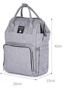Bolsa de Maternidad Multifuncional de Gran Capacidad, Impermeable, Transpirable, Ultraligera, de Poliéster, con Doble Correa <span class=keywords><strong>para</strong></span> el Hombro - Product Image 6