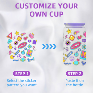 Biểu Tượng Tùy Chỉnh In 16Oz Màu Nhựa Bia Có Thể Nhựa Cốc Cốc Bia Có Thể Với Nhựa Rơm Và Acrylic Nắp - Product Image 4