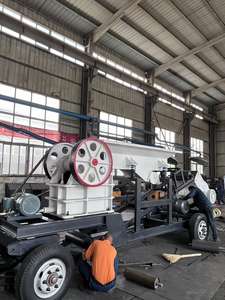 Trituradora de Mandíbulas Portátil PE250x400, Línea de Producción Móvil, Alimentador Vibratorio, Cinta Transportadora, Rodamiento, Alta Productividad, Máx. 15-20t/h - Product Image 6