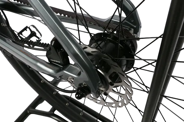 SHIMANO sepeda kerikil listrik serat karbon, pit jalan kota listrik 9 kecepatan 250W 36V 14AH