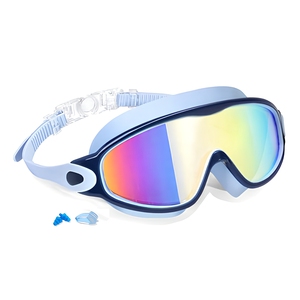 <span class=keywords><strong>Gafas</strong></span> de Natación y Buceo para Niños, Gran Venta, Montura Grande, Lentes de PC Electrochapadas, Impermeables, Antivaho, Protección UV, Visión Amplia - Product Image 1