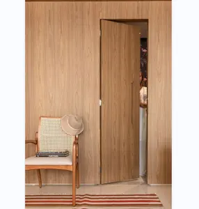 Casa de lujo ignífuga de estilo americano, pared oculta, puerta oculta invisible secreta de madera