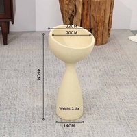 Kreativer Magnesium-Ton Meerjungfrauen-Blumentopf mit hoher Taille, großer Blumentopf für den Innenbereich, Wohnzimmer, Balkon, zum Hängen von Jasmin
