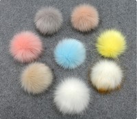 Pompons en fausse fourrure de renard et de raton laveur, 16 cm, pour loisirs créatifs, chapeaux, porte-clés, écharpes, moufles, sacs, accessoires, boules de poils