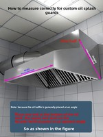 Grille filtrante anti-graisse en acier inoxydable 201 pour hotte commerciale, accessoire anti-goutte