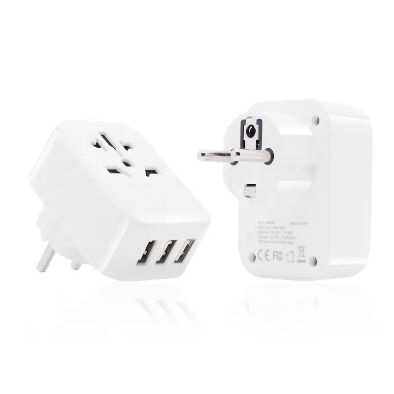 NEW ARRIVAL!!! WORLD TO EUROPE Travel Adapter converter plug with USB Port
