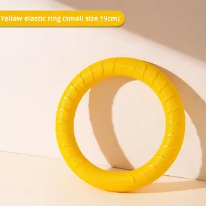 Dayanıklı çevre dostu yumuşak kauçuk köpek oyuncak interaktif çekme halkası açık eğitim topları kendinden eğlence çiğnemek dayanıklı Pet - Product Image 6