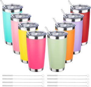 Stainless Steel 20oz Insulated Tumbler Leakproof Reusable Coffee Mug Hot Car <b>Cups</b> Water Bottle - Product Image 1