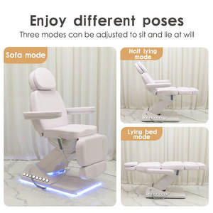 New Design <b>Foldable</b> 3 Motors Electric Salon Beauty Facial Massage Bed & <b>Chair</b> for Beauty Salon - Product Image 5
