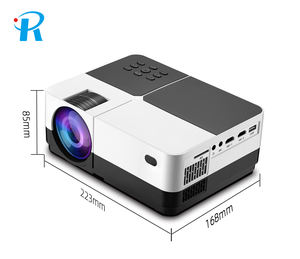 Proyector Android 6,0 720P, proyector de cine en casa de 150 lúmenes con piedra angular manual y enfoque para KTV/películas - Product Image 4