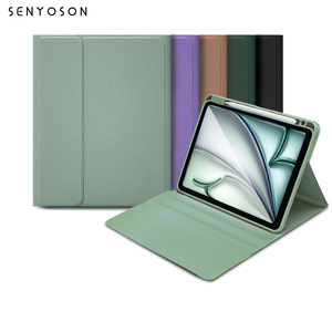 SYX universale trigold custodia per <span class=keywords><strong>Tablet</strong></span> in pelle TPU <span class=keywords><strong>Cover</strong></span> per penna con Slot per Apple <span class=keywords><strong>Ipad</strong></span> 1/<span class=keywords><strong>2</strong></span> d'aria <span class=keywords><strong>ipad</strong></span> 9.7/10.9/12.9 2017 2018 - Product Image 3