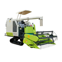 Moissonneuse-batteuse agricole Wubota haute productivité à alimentation complète pour céréales