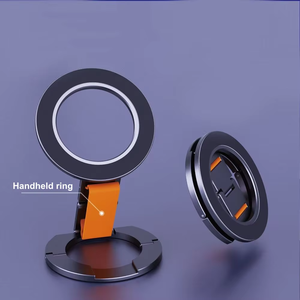 Support de téléphone magnétique 3 en 1 avec crochet et sangle en silicone, trépied pliable en aluminium CNC, bâton de <span class=keywords><strong>selfie</strong></span> pour téléphone mobile MagSafe - Product Image 5